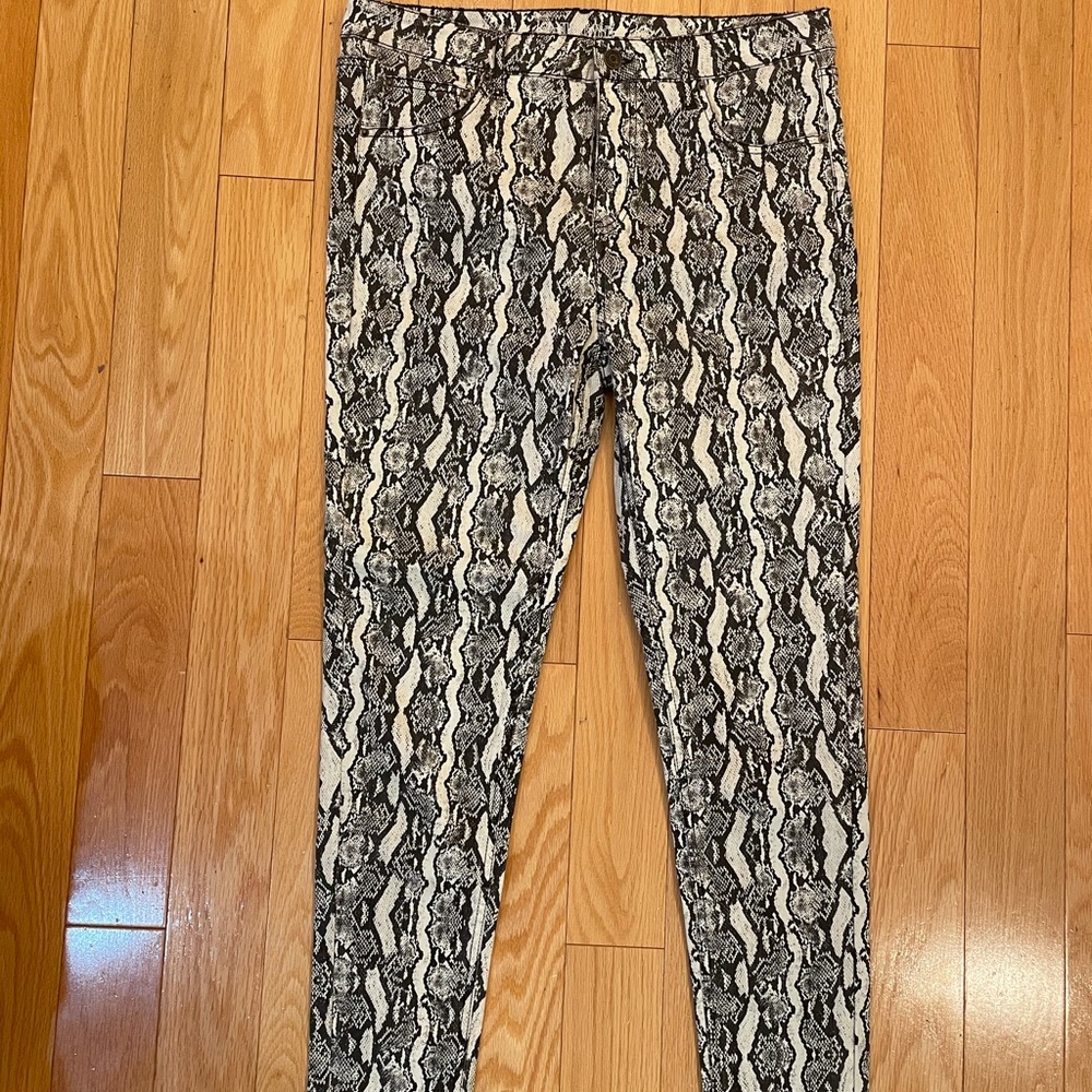 Snake Print jeans